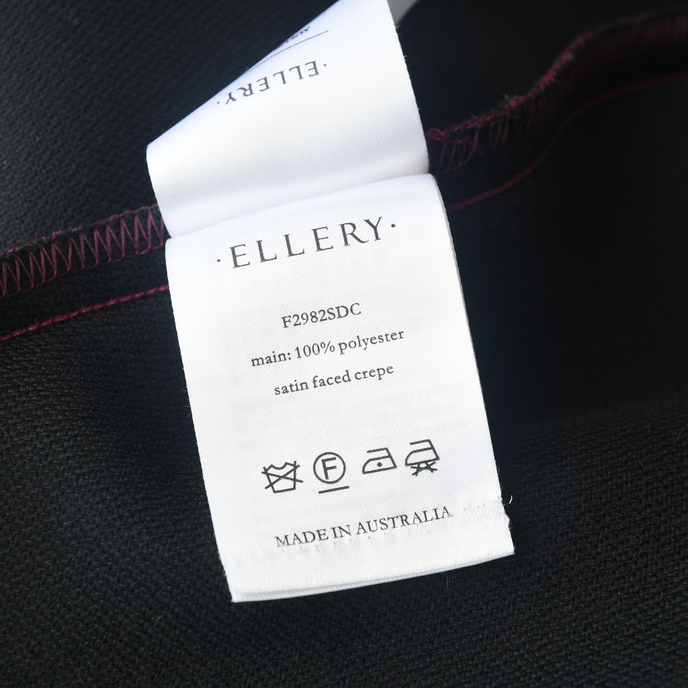 Ellery Siren Skirt In Bordeaux Size 0 - Picture 5 of 7
